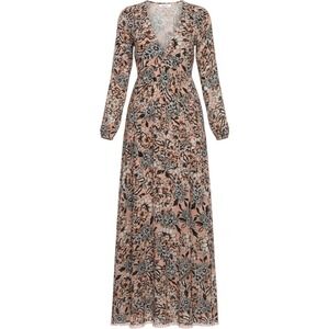 for love and lemons megan maxi dress New! For Love And Lemons Megan Polka Dot Puff Sleeve Maxi Dress 2623 Dresses